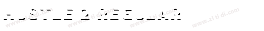 hustle 2 Regular字体转换